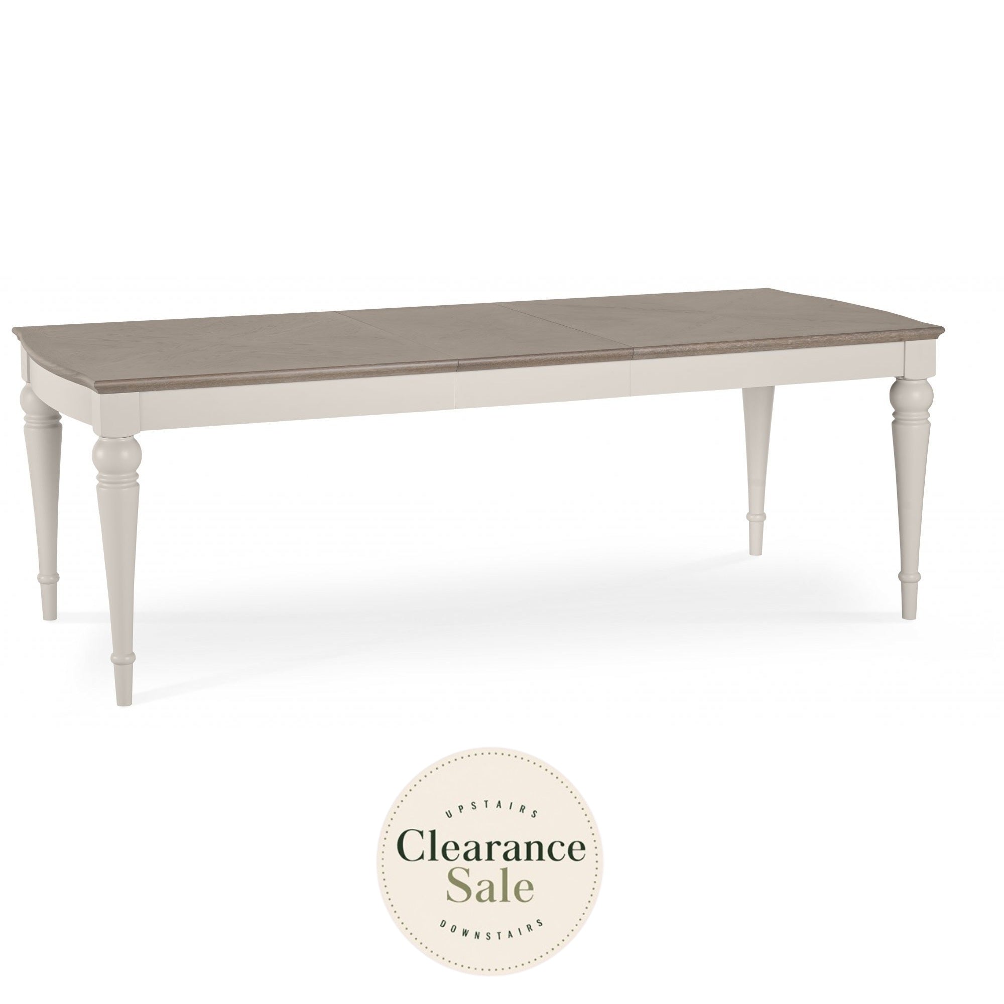 Montreux Large Extending Dining Table - Soft Grey