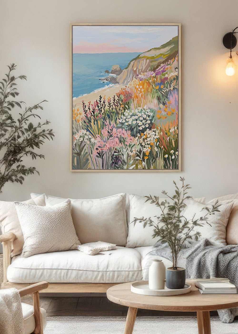 Wildflower Verge Canvas Picture