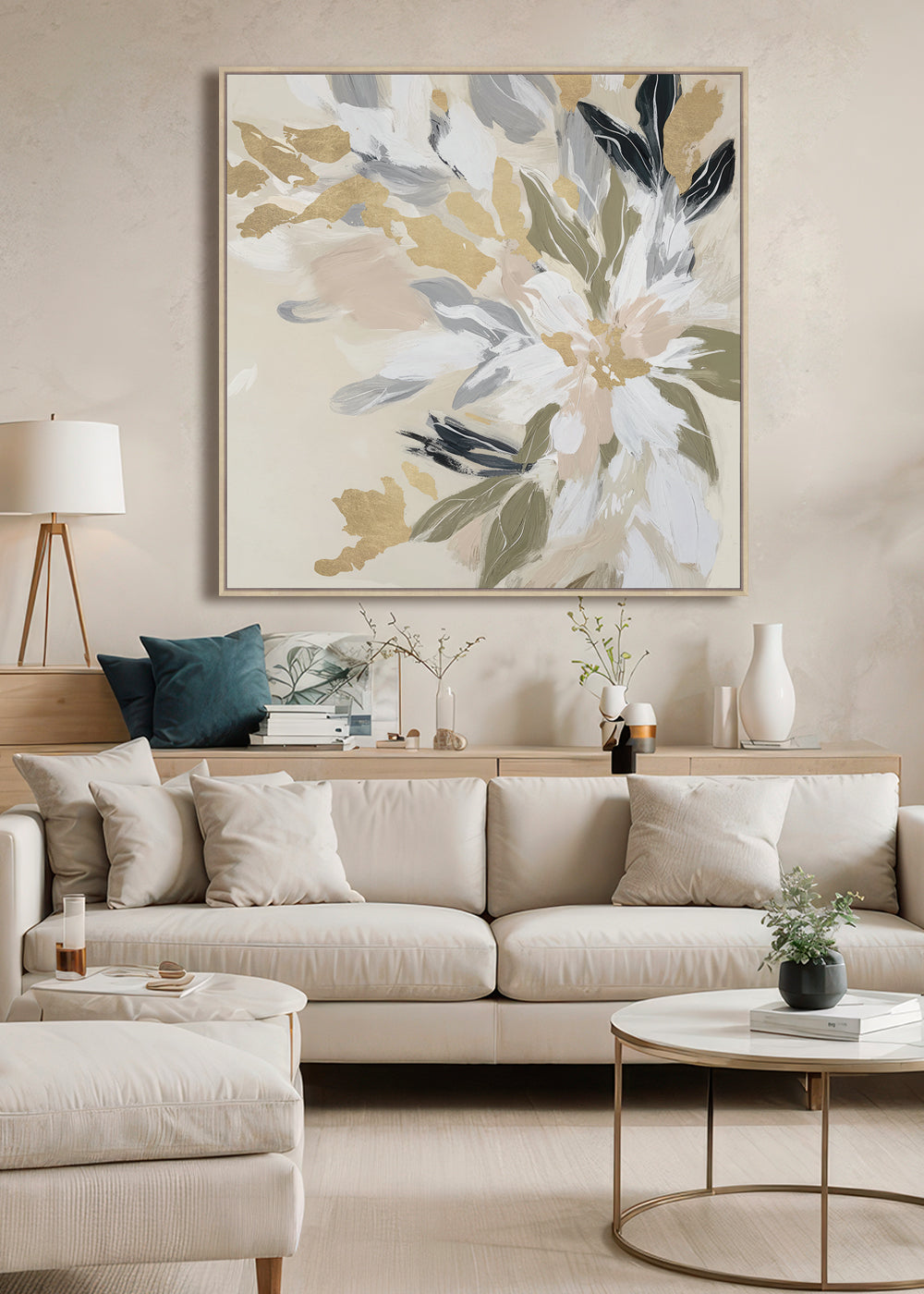 Mid-Summer Bloom Canvas Picture