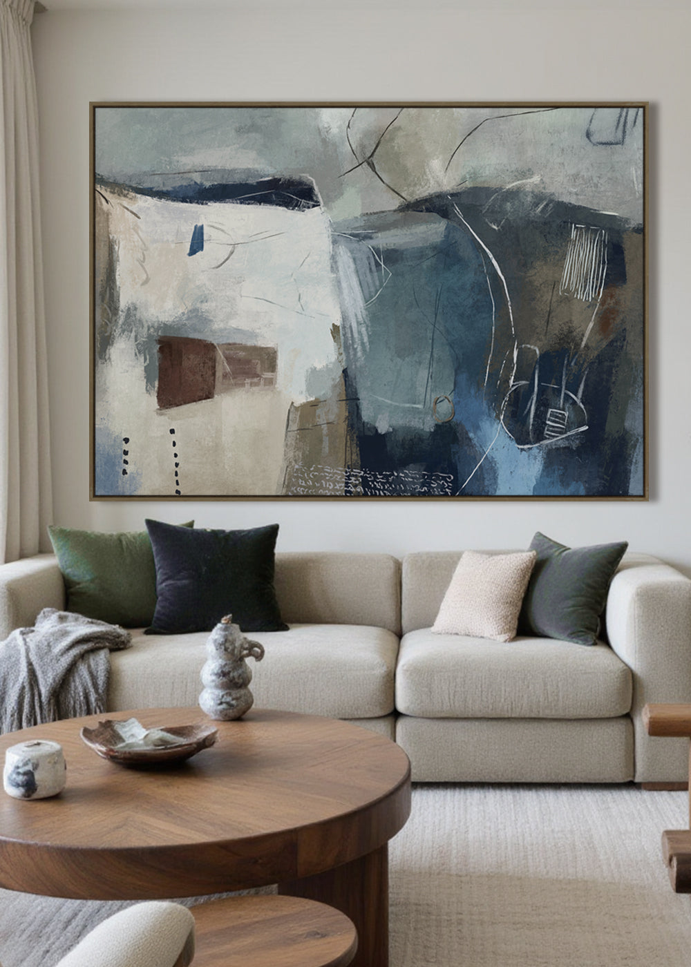Dynamic I Large Canvas Picture