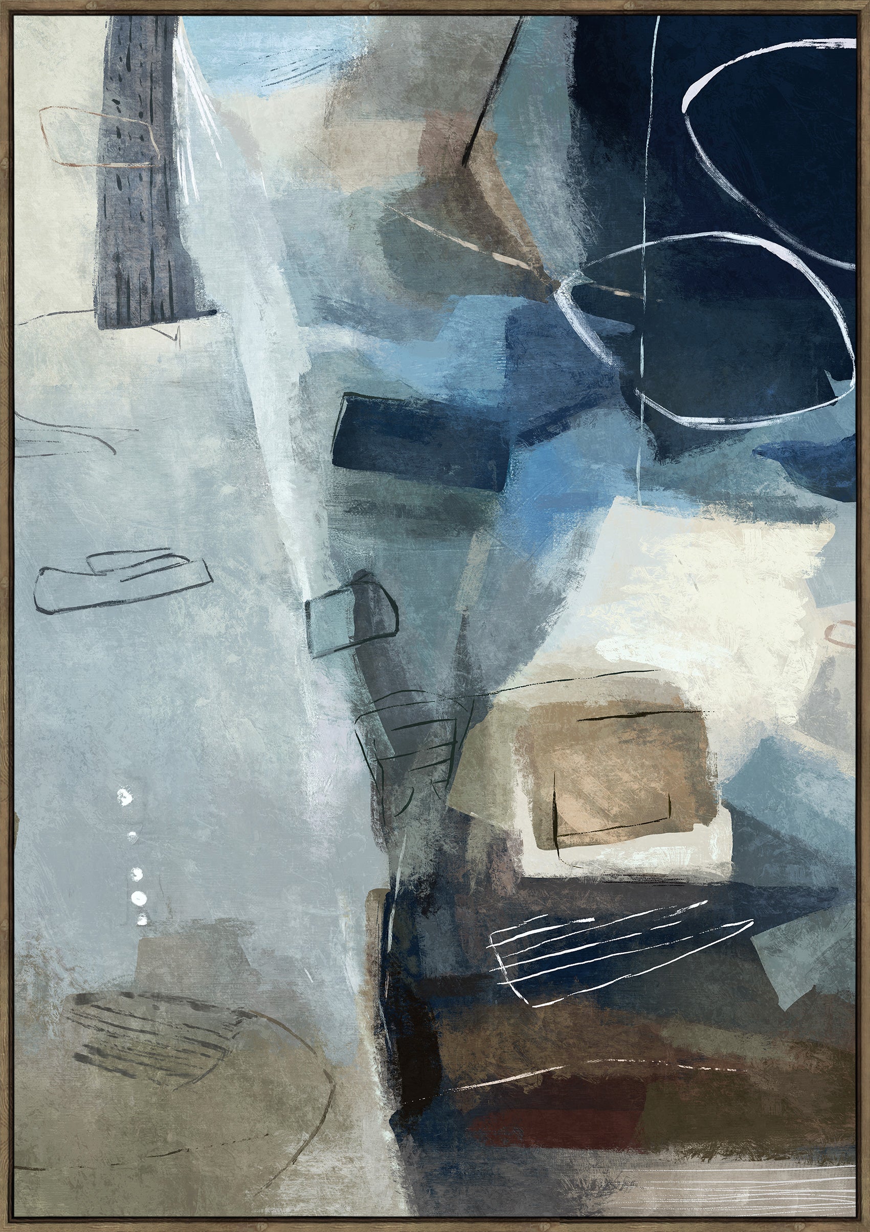 Dynamic II Small Canvas Picture