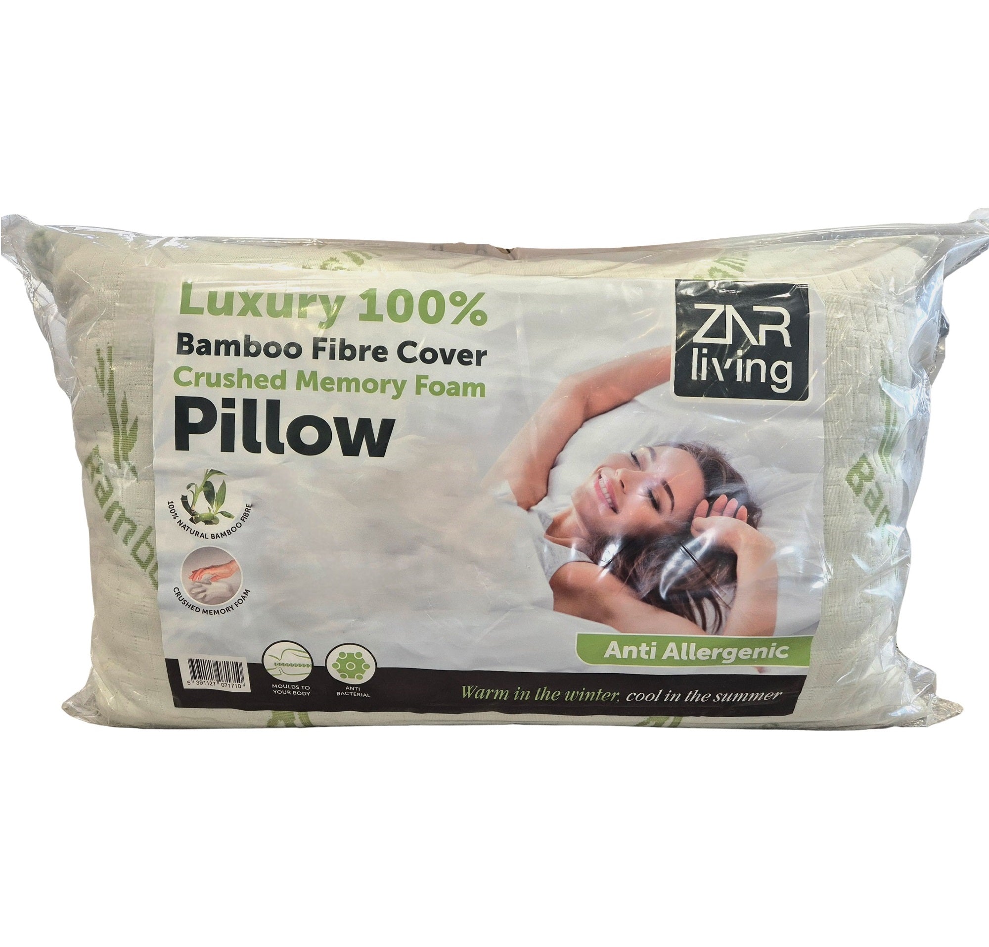 Anti-bacterial Bamboo Cover Pillow