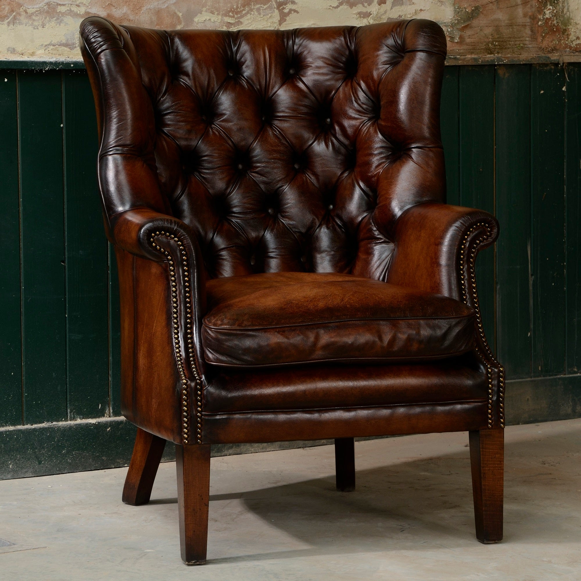 Bradley Buttoned Chair By Tetrad