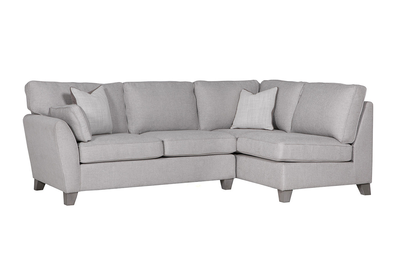 Cantrell Grey Corner Sofa