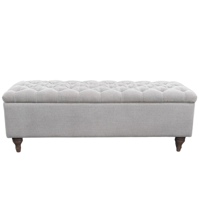 Cara Blanket Box - Cream