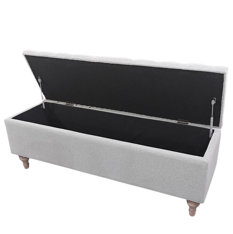 Cara Blanket Box - Grey
