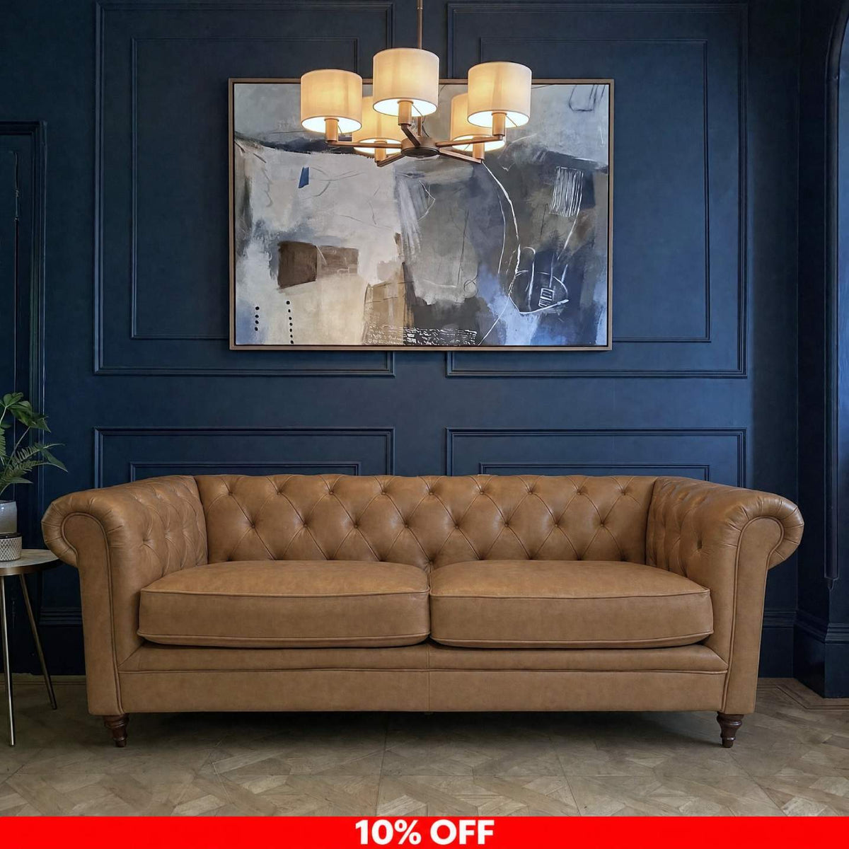 Chesterfield Leather Sofa