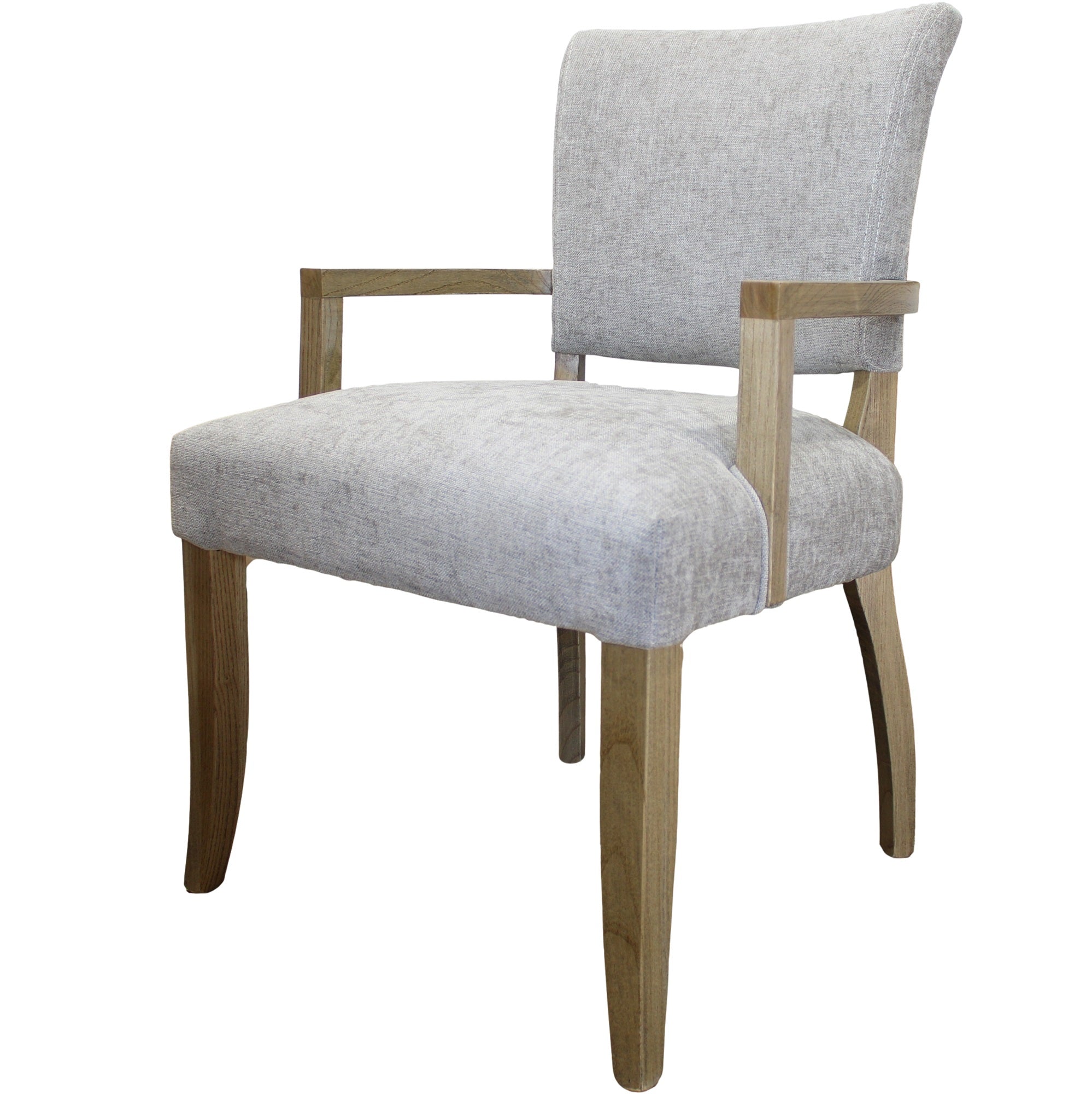 Freddy Carver Chair Beige Fabric