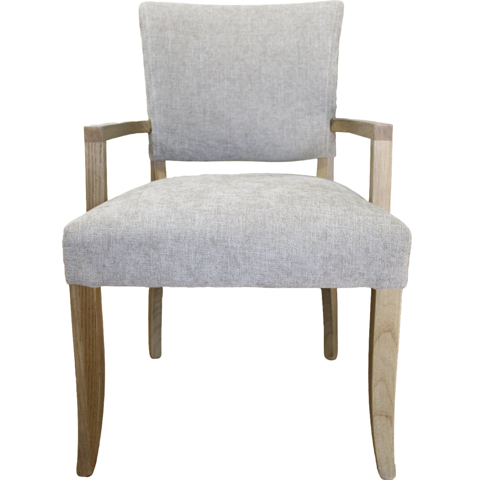 Freddy Carver Chair Beige Fabric