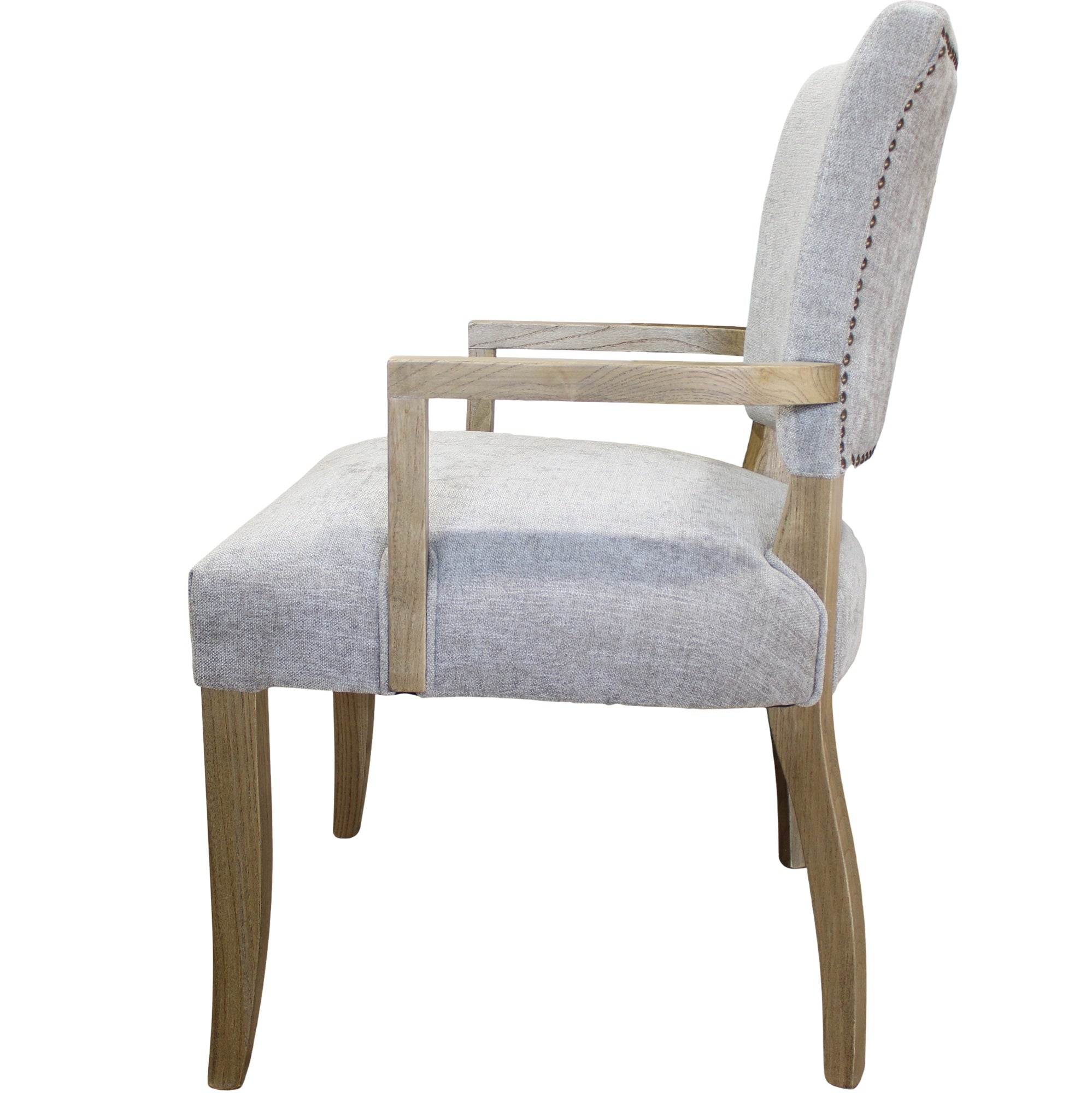 Freddy Carver Chair Beige Fabric