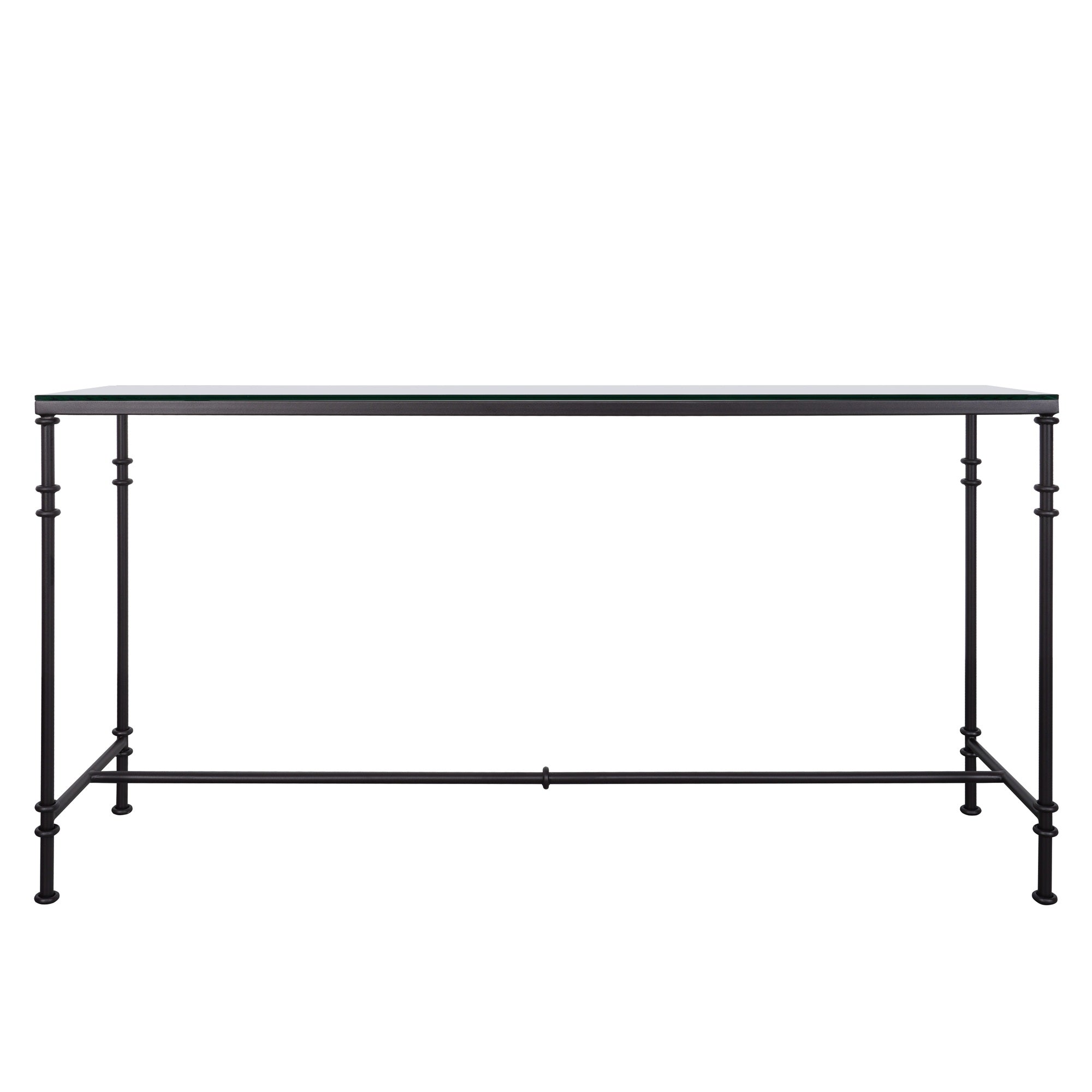 Isadore Glass Console Table
