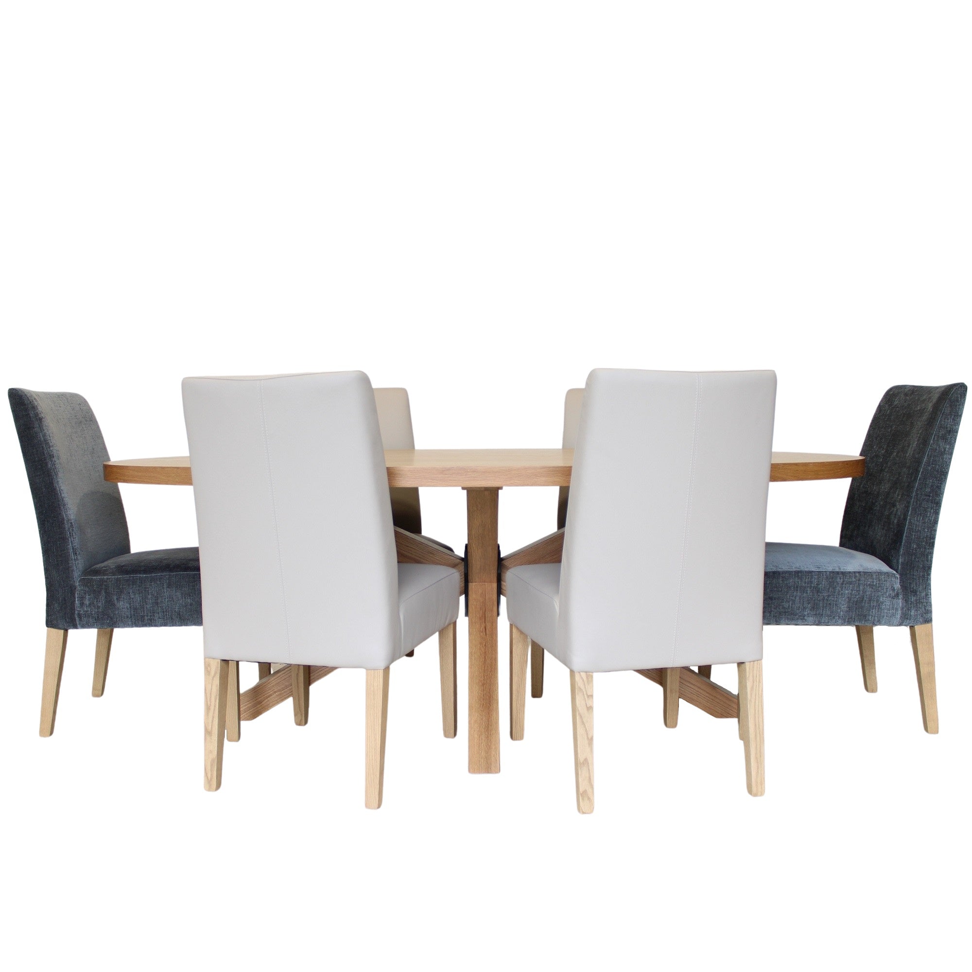 Jordan Oval Oak Dining Table 2.1m