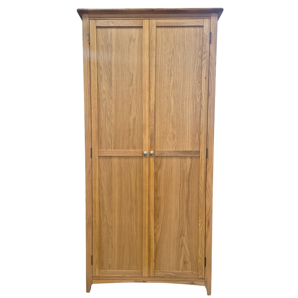 Lagan Oak Double Wardrobe