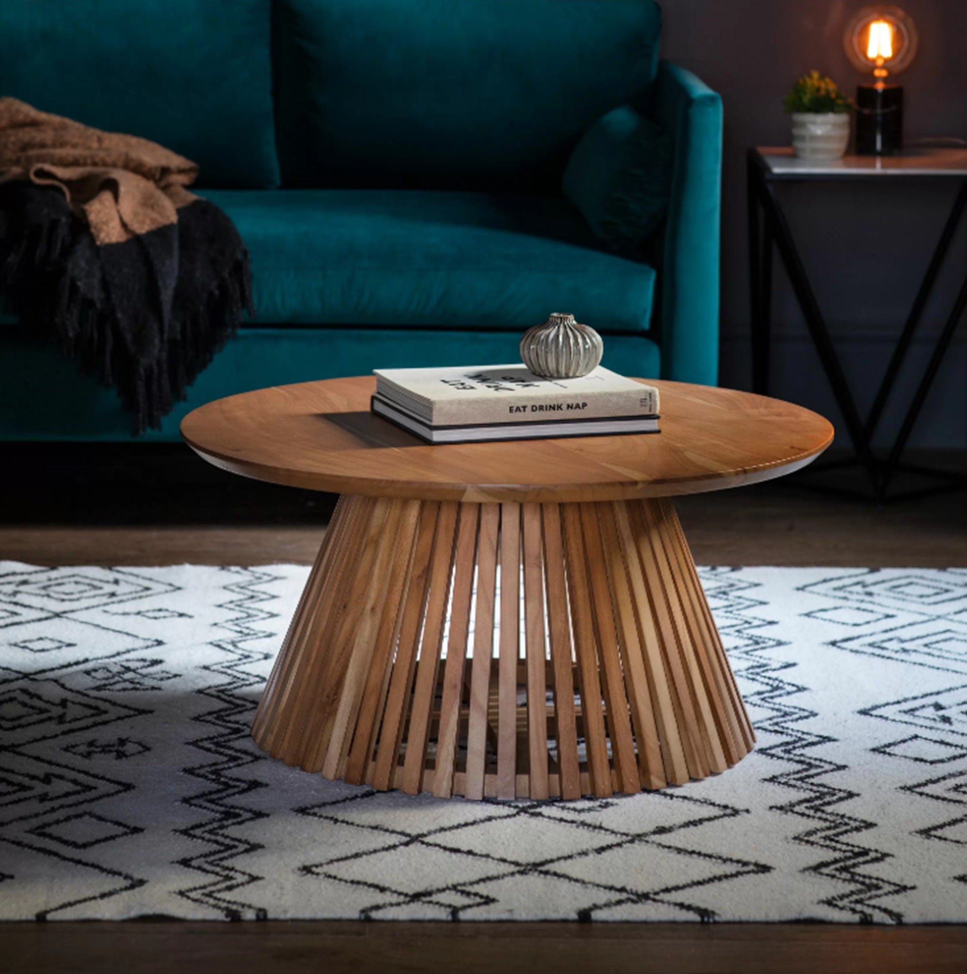 Marcia Slatted Acacia Coffee Table