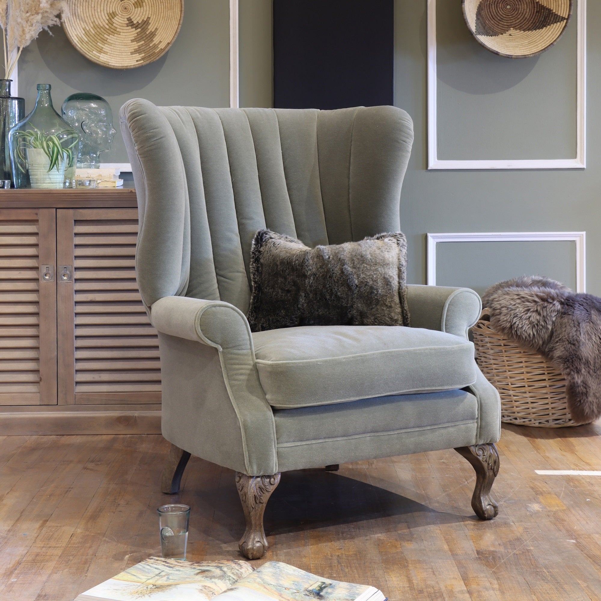 Portland Wing Chair by Tetrad