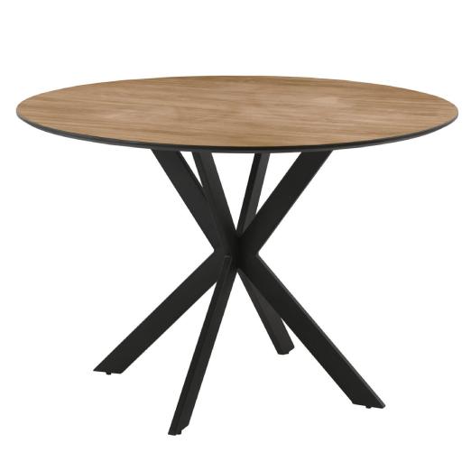 Sadia Round Dining Table | Oak Dining Table | Melamine Top Table