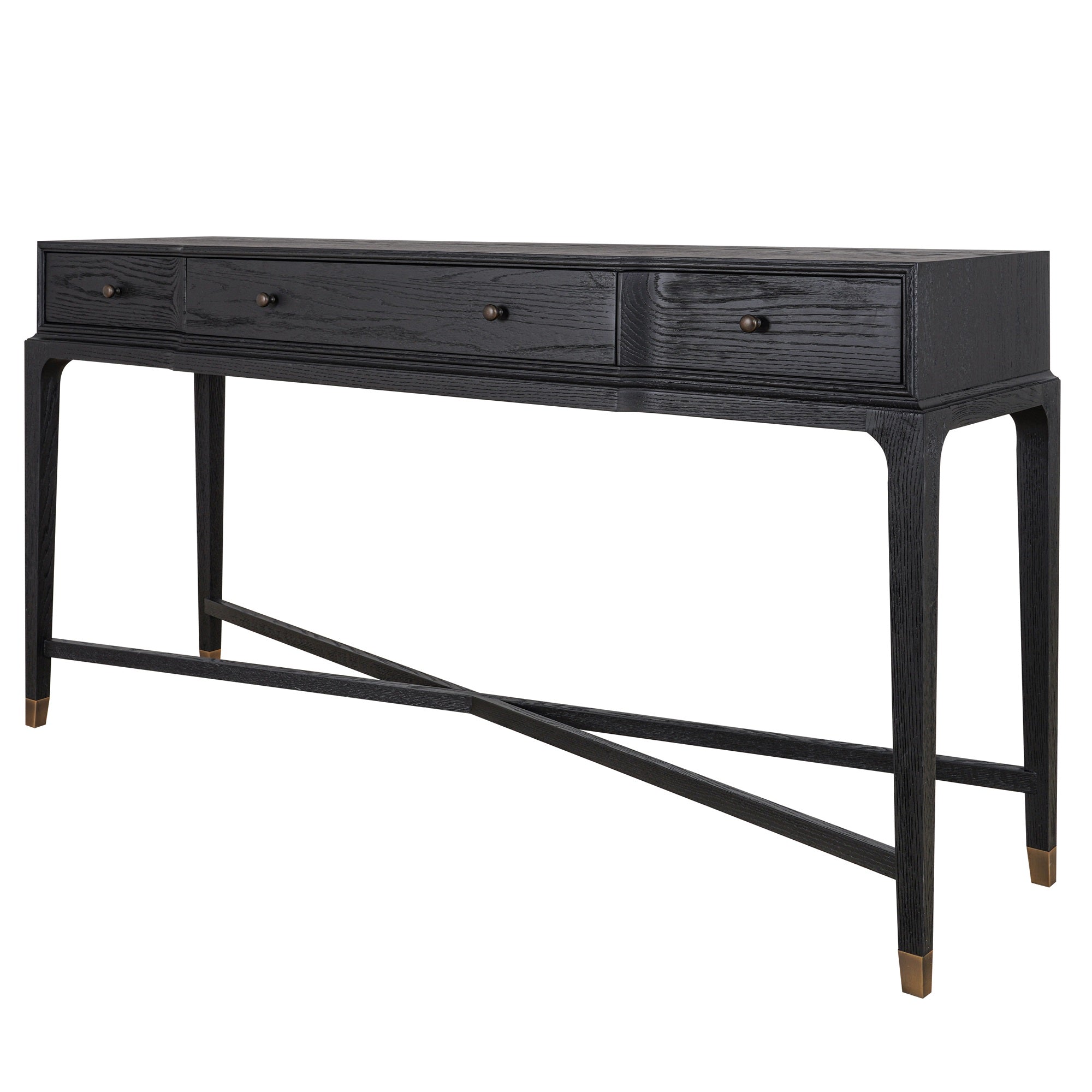 Sampson Black Console Table