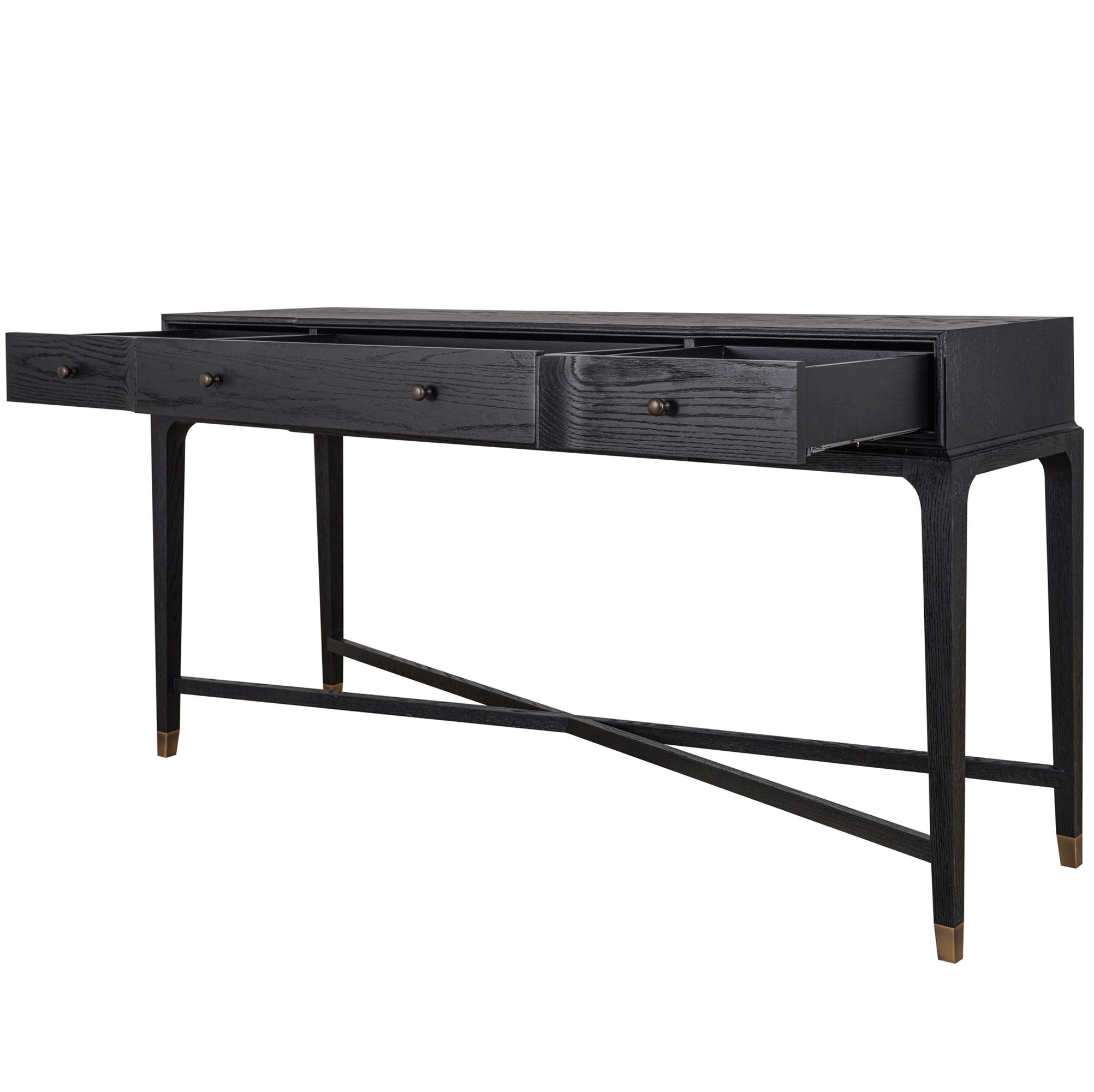 Sampson Black Console Table