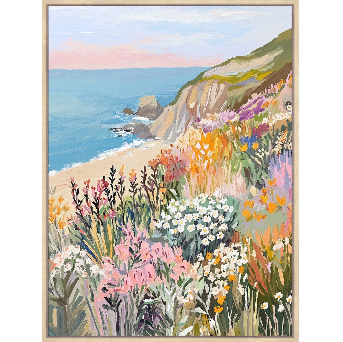 Wildflower Verge Canvas Picture