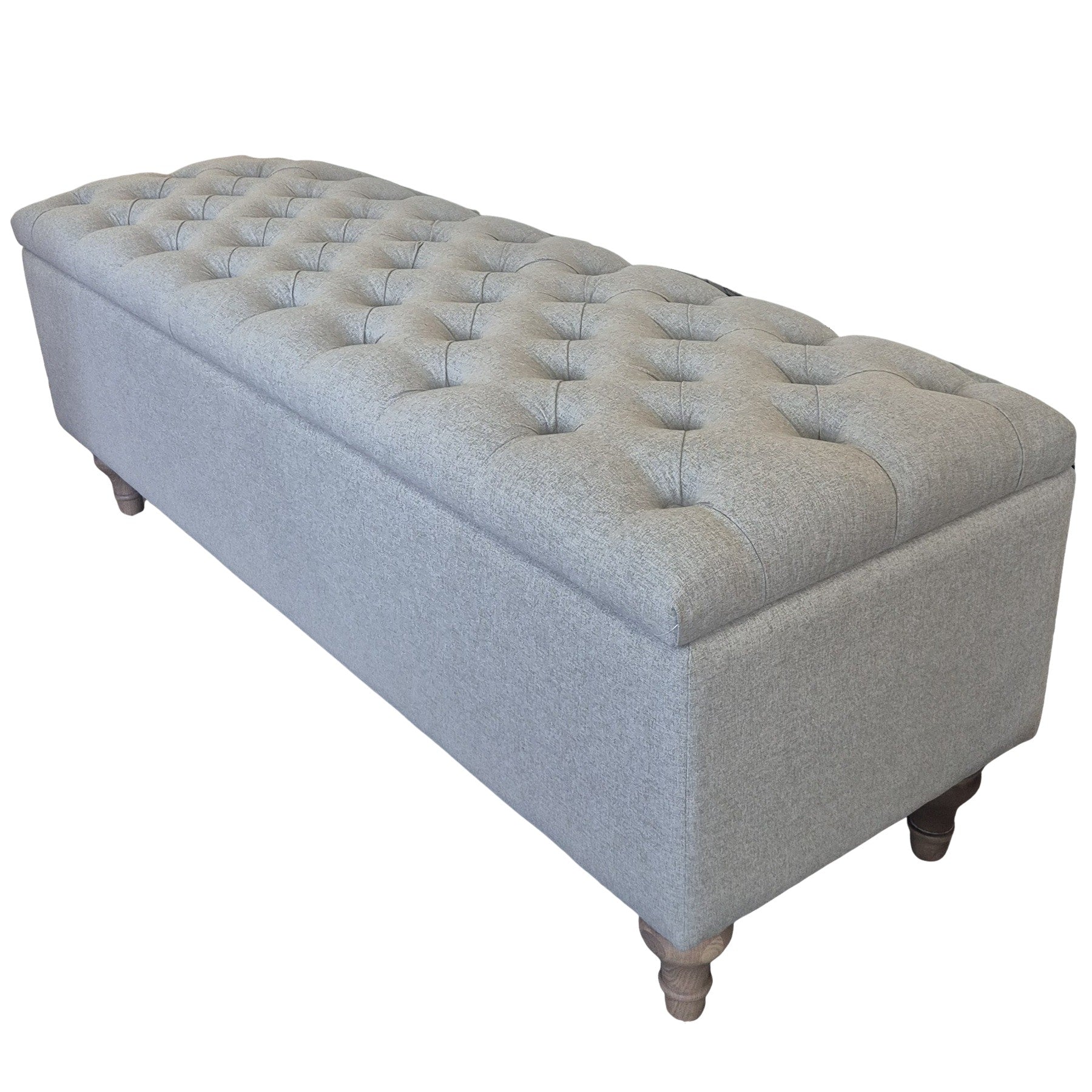 Cara Blanket Box - Grey