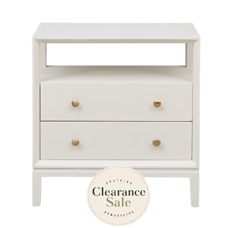 Kendall Large Bedside Table Ivory