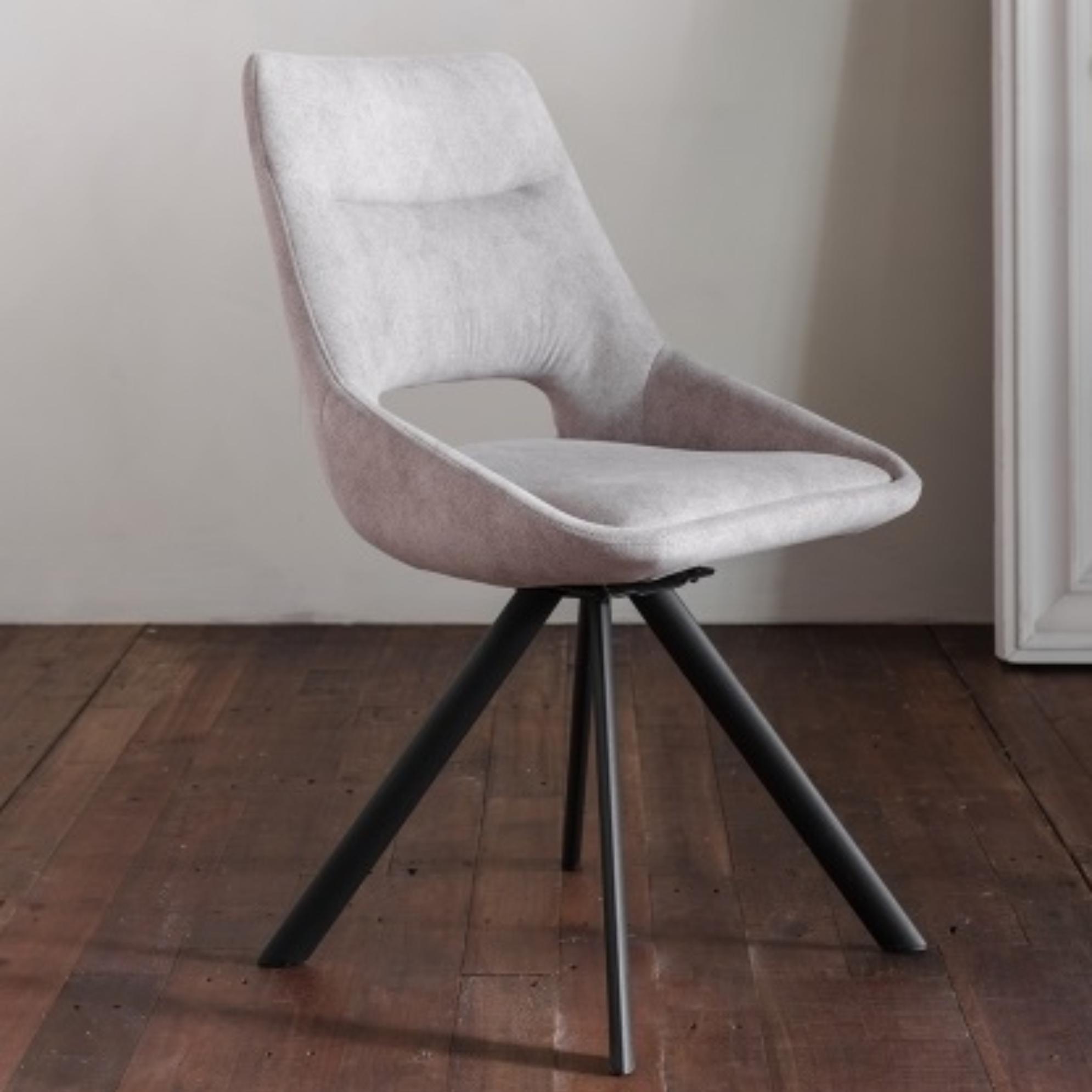 Paige Swivel Chair Grey