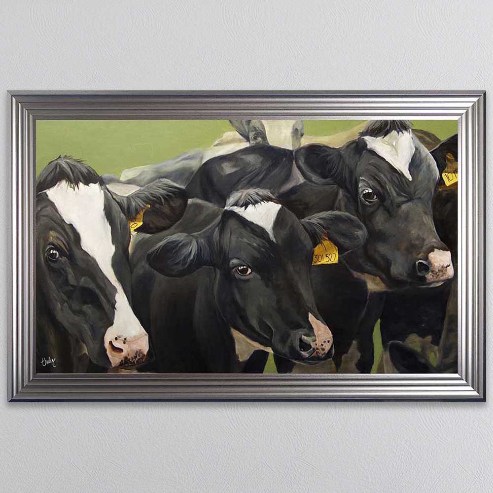 Three Musketeers Cow Picture - Various Sizes from UpstairsDownstairs.ie