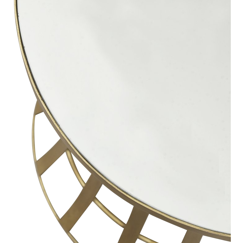 Antibes Tapered Mirrored Side Table