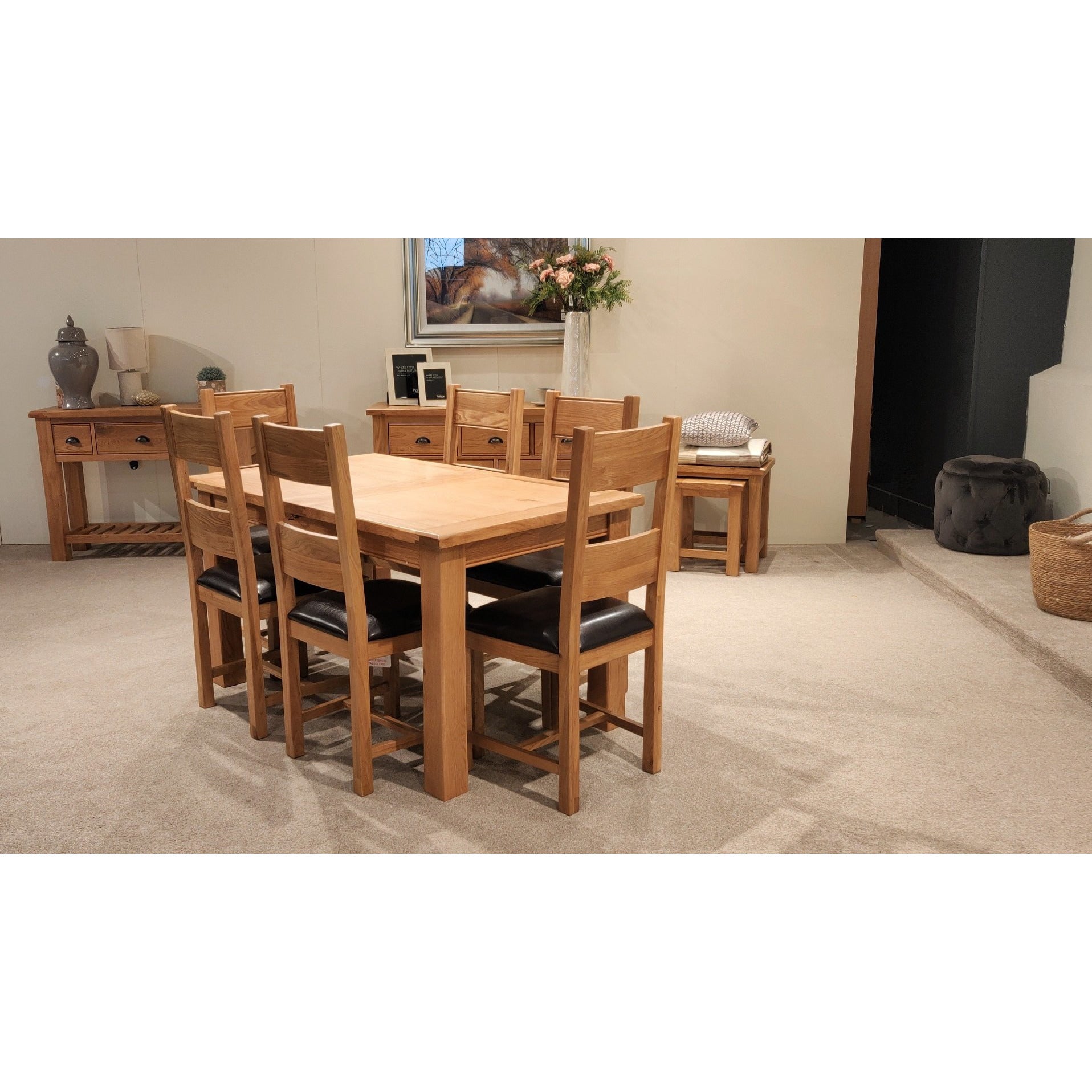 Blake Extending Dining Table from Upstairs Downstairs Furniture in Lisburn, Monaghan and Enniskillen