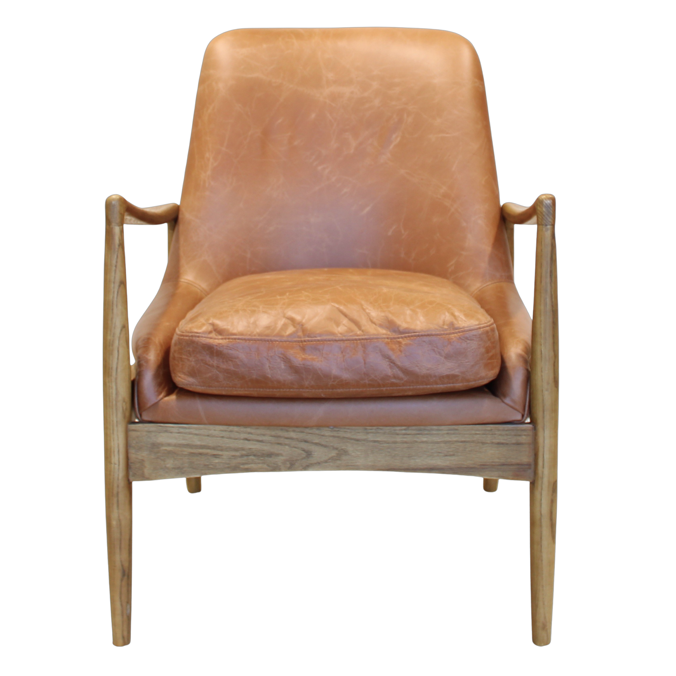 Bradley Accent Chair Tan Leather