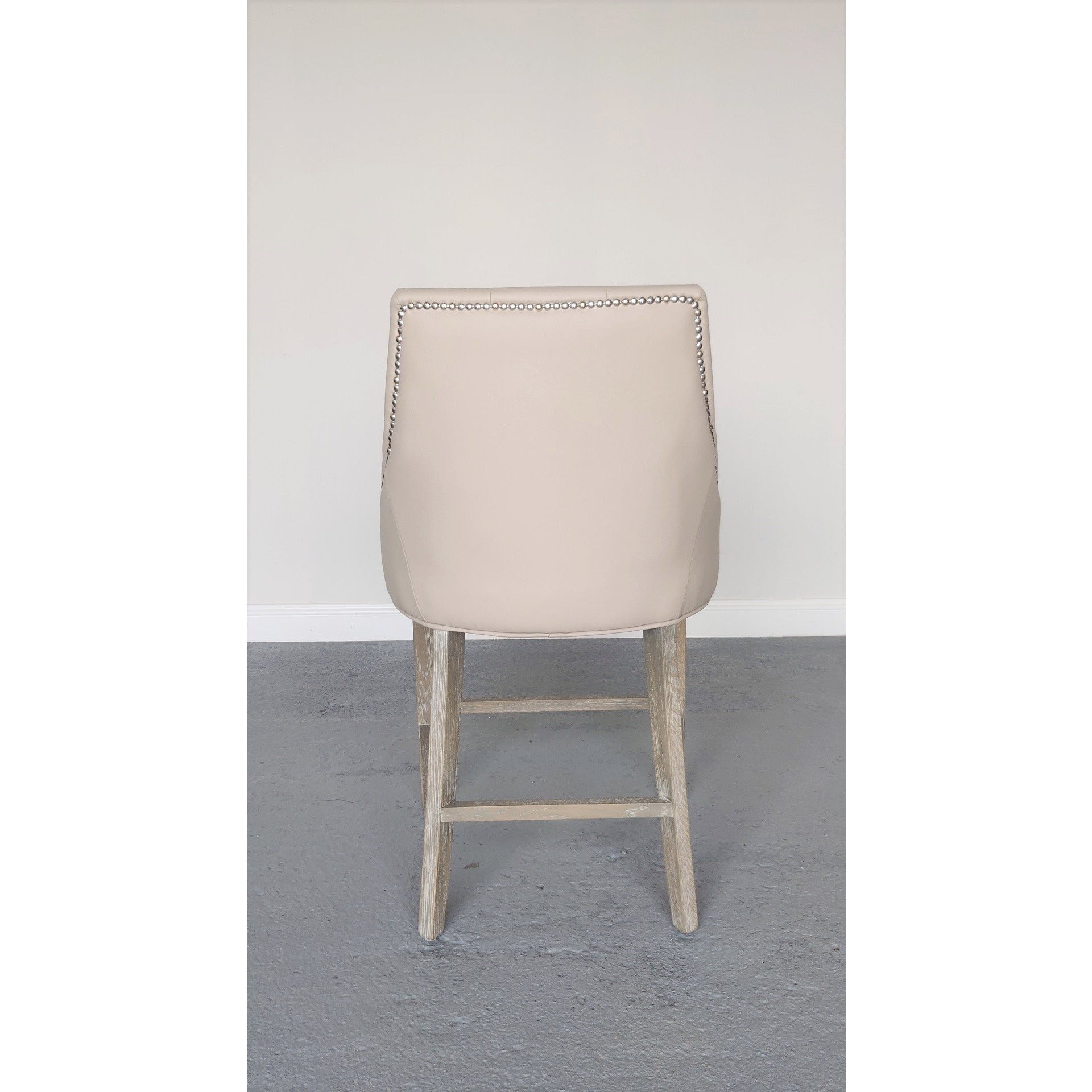Camilla Stool Faux Leather Natural