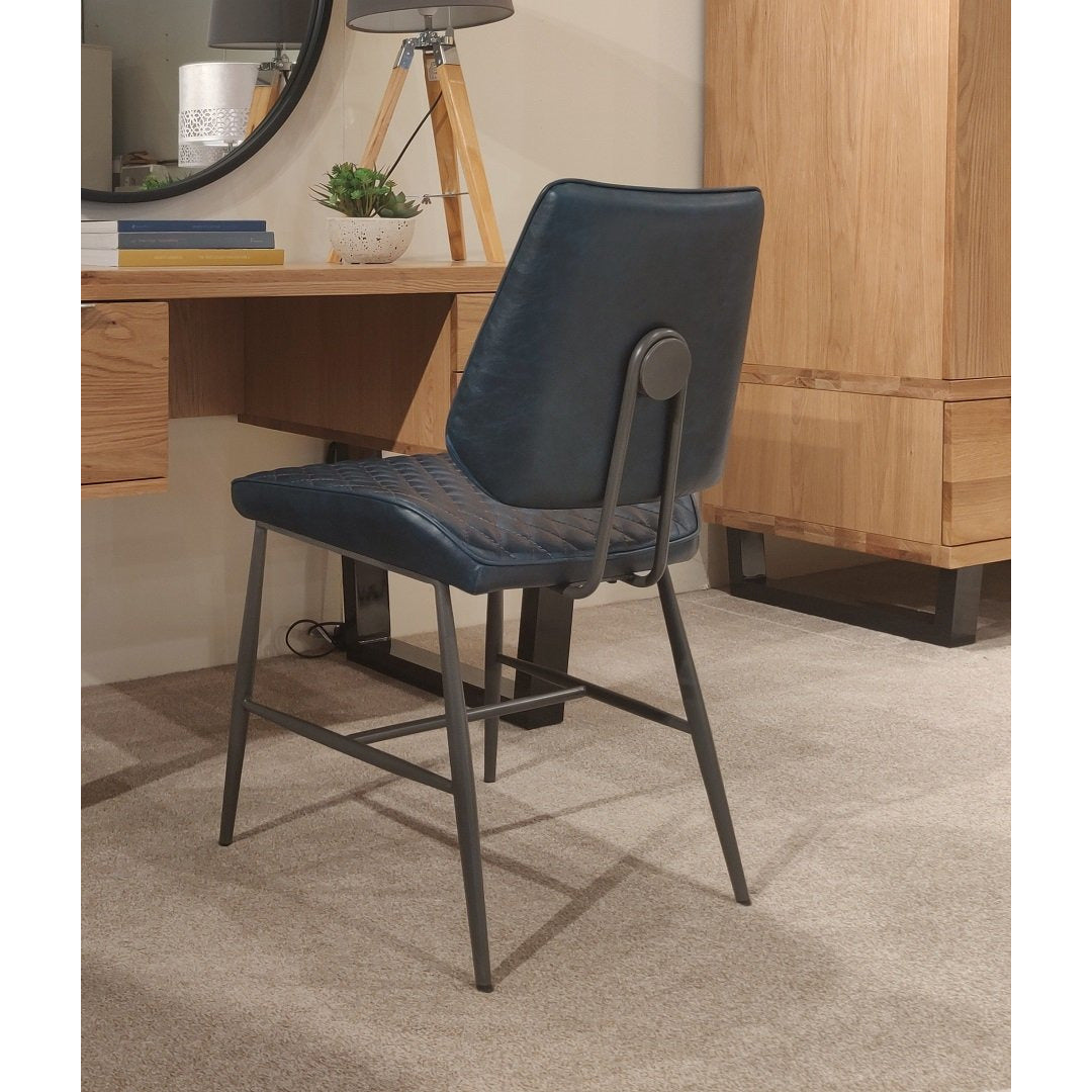 Dalton Dining Chair Ink Blue from Upstairs Downstairs Furniture in Lisburn, Monaghan and Enniskillen