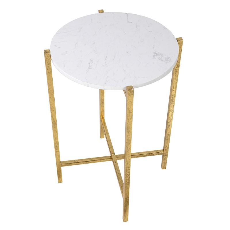Gold & Marble Top Table from Upstairs Downstairs Furniture in Lisburn, Monaghan and Enniskillen