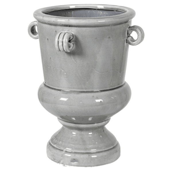 Grey Top Ceramic Vase