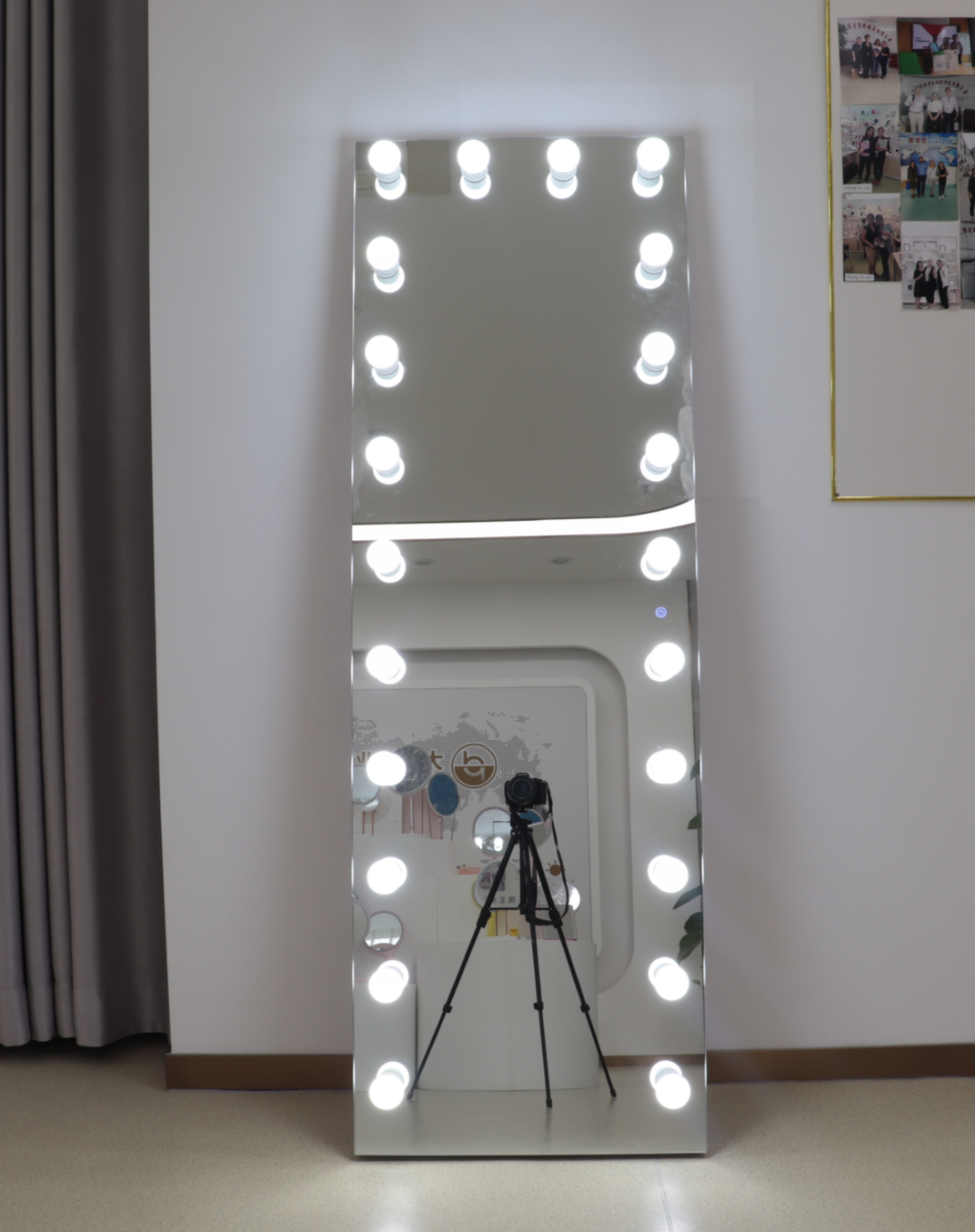 Hollywood Frameless LED Leaner Mirror