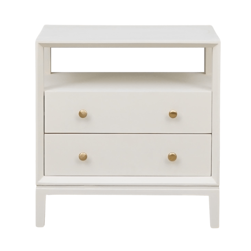 Kendall Large Bedside Table Ivory
