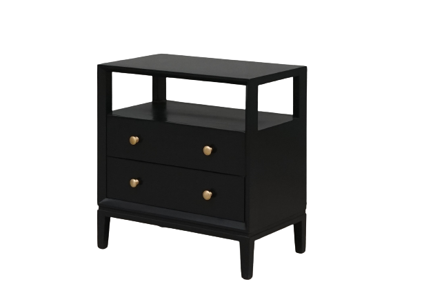 Kendall Large Bedside Table Slate