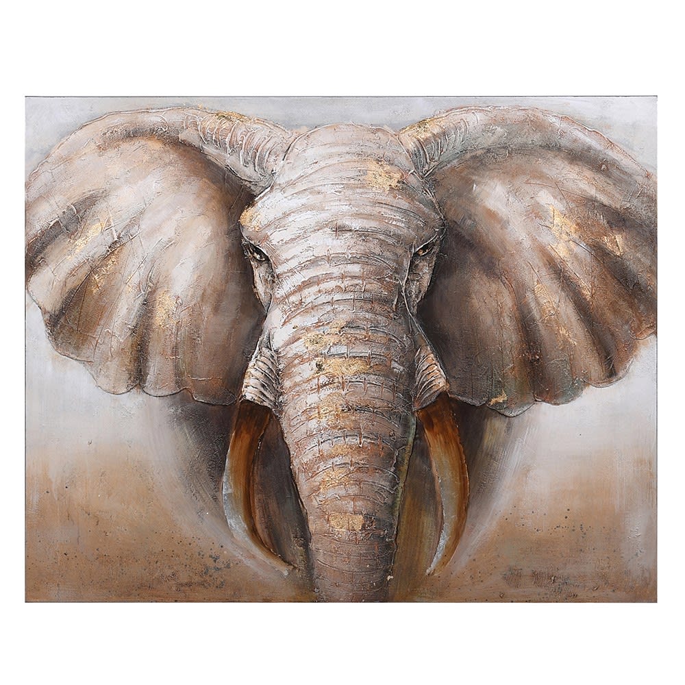 Large Elephant Canvas