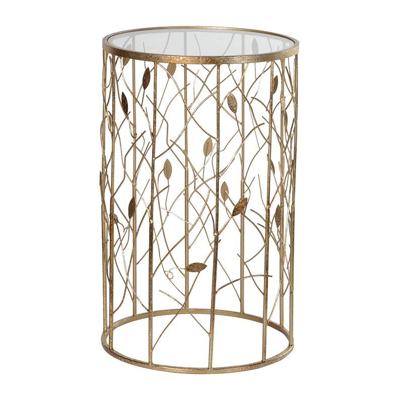 Gold Leaves Side Table from Upstairs Downstairs Furniture in Lisburn, Monaghan and Enniskillen