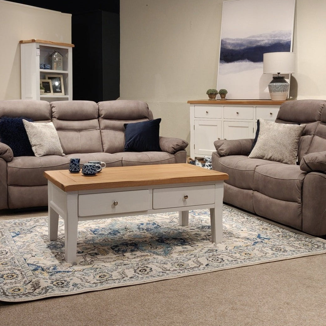 Lucy 2 Seater Sofa Grey from Upstairs Downstairs Furniture in Lisburn, Monaghan and Enniskillen
