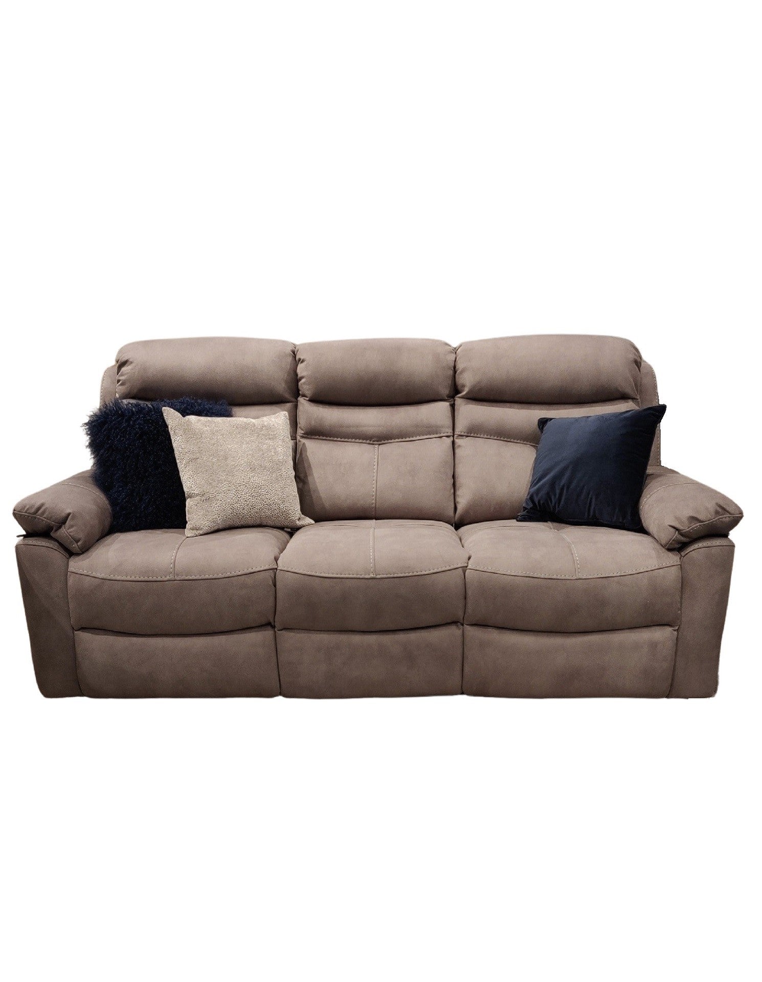 Lucy 3 Seater Recliner Grey