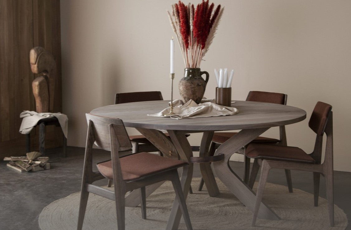 Sydney Round Dining Table - Solid Ash