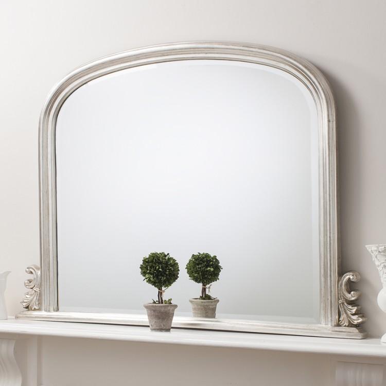 Thornby Silver Over Mantle Mirror from Upstairs Downstairs Furniture in Lisburn, Monaghan and Enniskillen