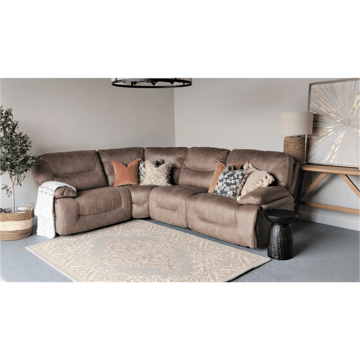 Baxter Corner Sofa | recliner | reclining sofa | spacious seats