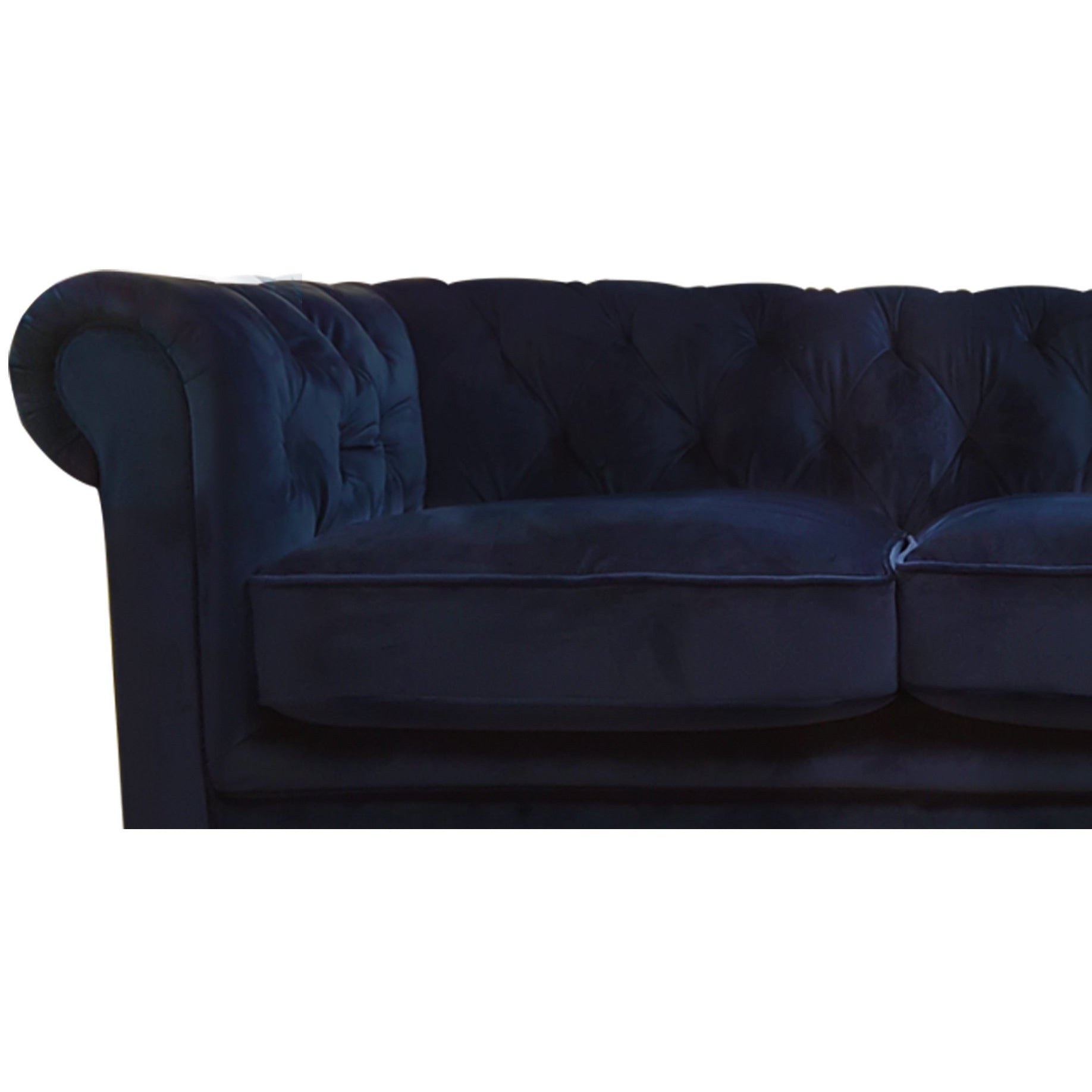 Chesterfield 2 Seater Velvet Sofa from Upstairs Downstairs Furniture in Lisburn, Monaghan and Enniskillen