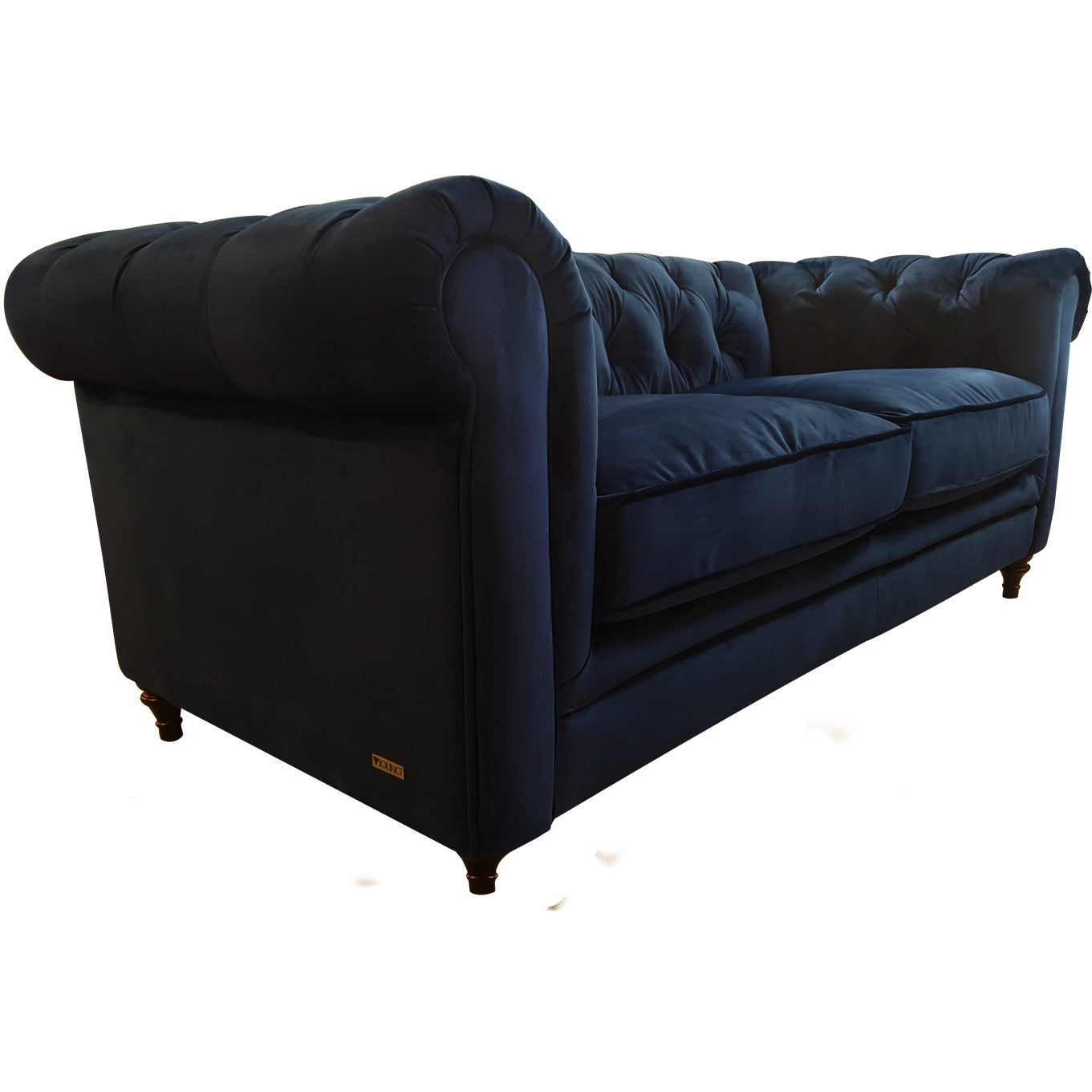 Chesterfield 3 Seater Velvet Sofa from Upstairs Downstairs Furniture in Lisburn, Monaghan and Enniskillen