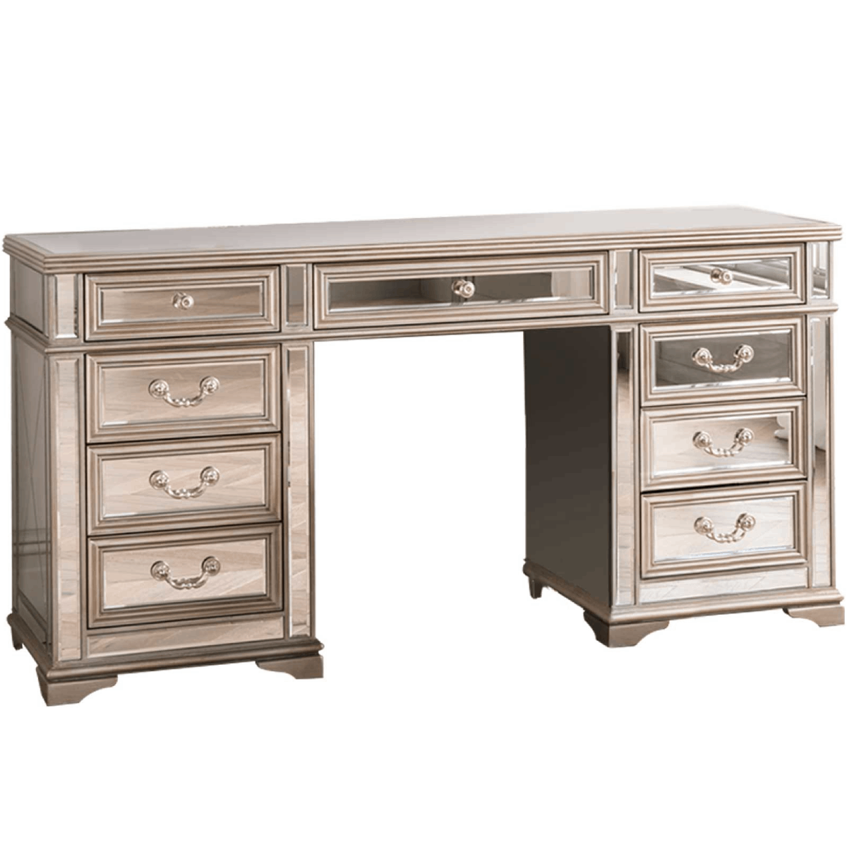 mirrored dressing chest