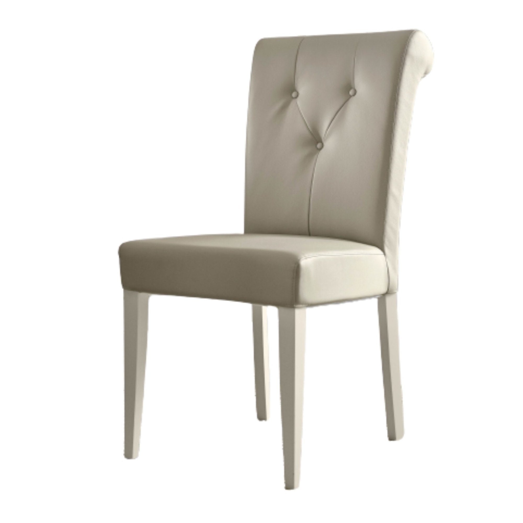 Montreux Leather Dining Chair - Ivory