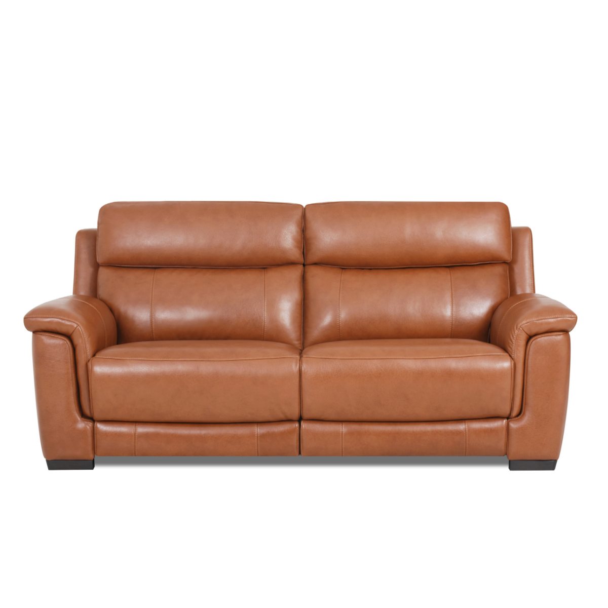 Preston 2 Seater Sofa - Pecan Brown Leather