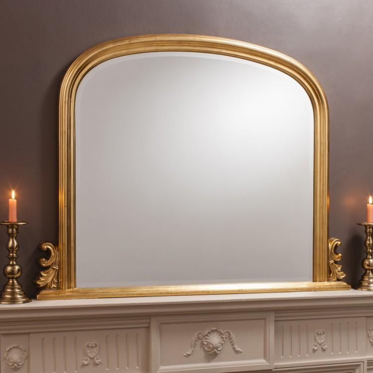 Thornby Gold Over Mantle Mirror from Upstairs Downstairs Furniture in Lisburn, Monaghan and Enniskillen